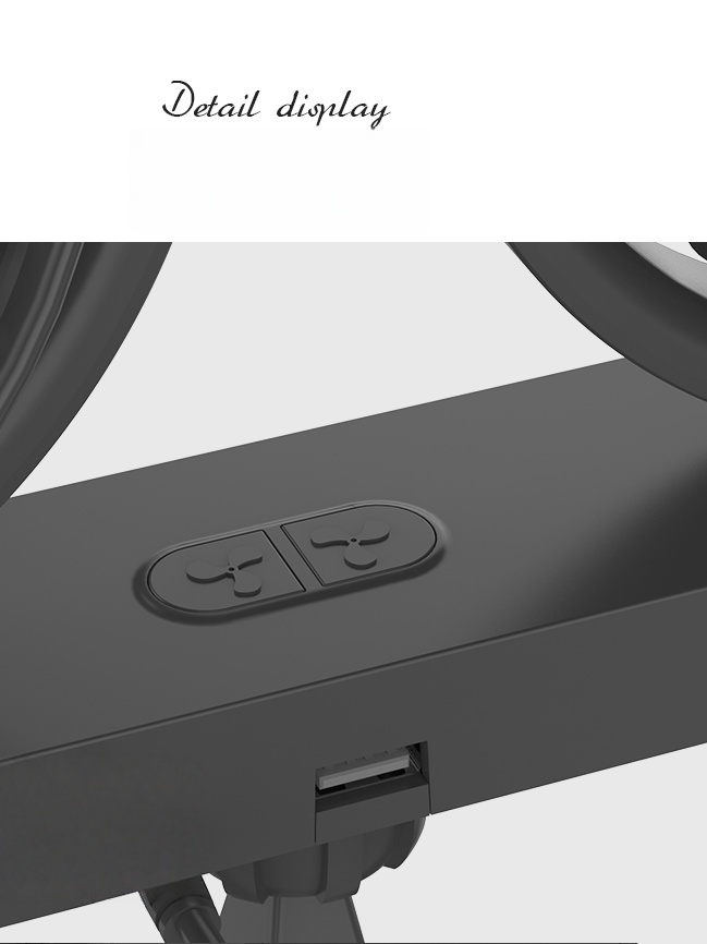 Yuan-904 Aroma Car Cooling Fan in USB Charging Designed - Image 10